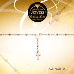 Pulsera Celebrity Gold Variado Colgante Dorado Esfera, Cruz  - 58019118