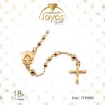 Rosario de Oro Enchapado Dorado Variado  Medalla, Cruz  Largo: 50 Ancho: 0,2 - 7755950