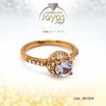 Anillo Acero Dorado - 86193990