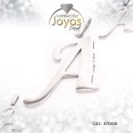 Dije Acero- Letra- A Grande Plateado - 870436