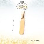 Dije - Acero - Letra I - Mediana - Dorado - Liso   D: 0,5Cm - 871050