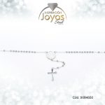 Rosario Acero Plateado  - 9084650